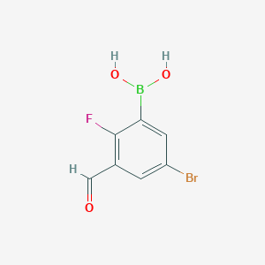 5-Bromo-2-fluoro-3-formylphenylboronic AcidͼƬ