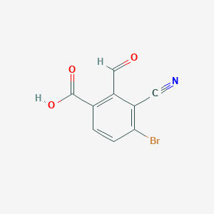 4-Bromo-3-cyano-2-formylbenzoic acidͼƬ