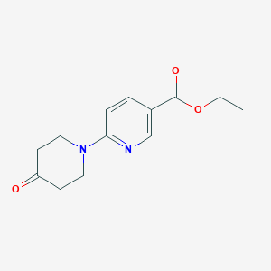 Ethyl 6-(4-Oxopiperidin-1-yl)nicotinateͼƬ