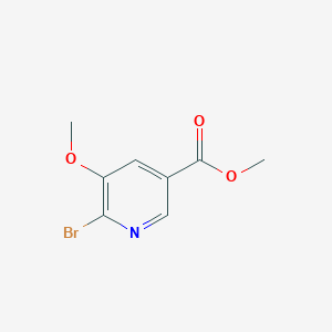 Methyl 6-bromo-5-methoxynicotinateͼƬ