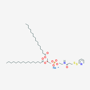 (1R)-1-[3-Hydroxy-3-oxido-8-oxo-10-(2-pyridinyldithio)-2,4-dioxa-7-aza-3-phosphadec-1-yl]-1,2-ethanediyl Ester Hexadecanoic Acid Monosodium SaltͼƬ