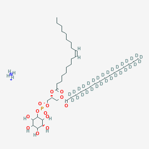 [R-(Z)]-3-[(2R)-3-[(1-Oxohexadecyl)oxy]-2-[[(9Z)-1-oxo-9-octadecenyl]oxy]propyl hydrogen phosphate] D-myo-Inositol Monoammonium Salt-d31ͼƬ