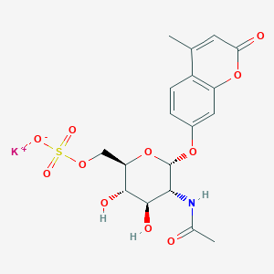 4-Methylumbelliferyl 6-Sulfo-2-acetamido-2-deoxy--D-glucopyranoside Potassium SaltͼƬ