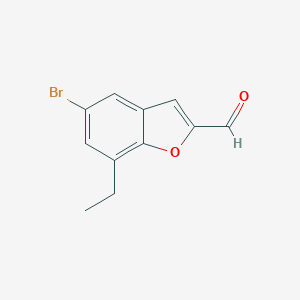 5-Bromo-7-ethyl-2-formyl-benzofuranͼƬ