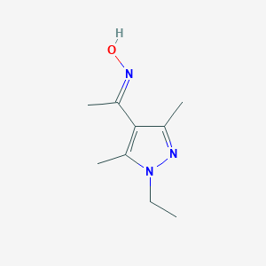 (1E)-1-(1-ethyl-3,5-dimethyl-1H-pyrazol-4-yl)ethanone oximeͼƬ