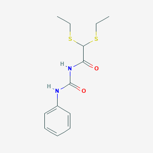 N-[2,2-bis(ethylsulfanyl)acetyl]-N'-phenylureaͼƬ