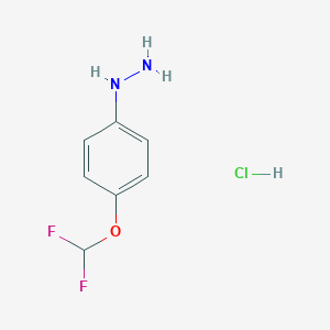 [4-(Difluoromethoxy)phenyl]hydrazine HydrochlorideͼƬ