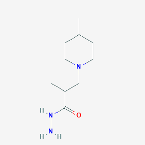 2-methyl-3-(4-methylpiperidin-1-yl)propanehydrazideͼƬ