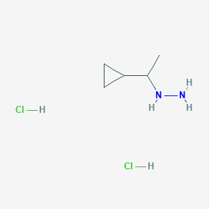 (1-Cyclopropylethyl)hydrazine DihydrochlorideͼƬ