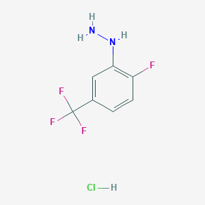 (2-Fluoro-5-(trifluoromethyl)phenyl)hydrazine HydrochlorideͼƬ