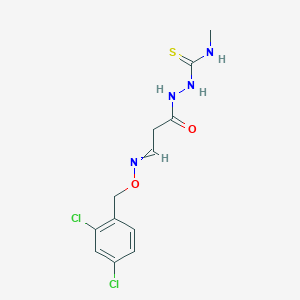 2-(3-{[(2,4-Dichlorobenzyl)oxy]imino}propanoyl)-N-methyl-1-hydrazinecarbothioamideͼƬ