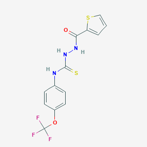 2-(2-Thienylcarbonyl)-N-[4-(trifluoromethoxy)phenyl]-1-hydrazinecarbothioamideͼƬ