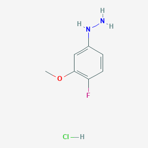 1-(4-fluoro-3-methoxyphenyl)hydrazine hclͼƬ