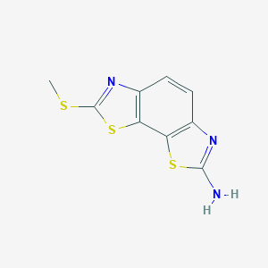 7-(methylsulfanyl)[1,3]thiazolo[4,5-g][1,3]benzothiazol-2-amineͼƬ