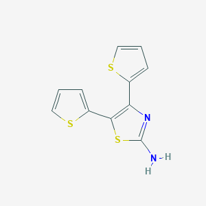 Bis(thiophen-2-yl)-1,3-thiazol-2-amineͼƬ