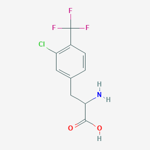 3-Chloro-4-(trifluoromethyl)-DL-phenylalanineͼƬ