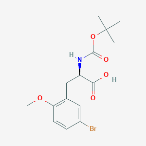 Boc-5-bromo-2-methoxy-D-phenylalanineͼƬ