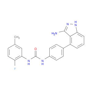 1-(4-(3-Amino-1H-indazol-4-yl)phenyl)-3-(2-fluoro-5-methylphenyl)ureaͼƬ