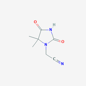 2-(5,5-dimethyl-2,4-dioxoimidazolidin-1-yl)acetonitrileͼƬ