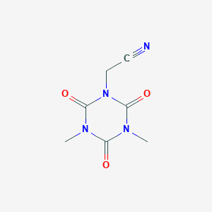 (3,5-Dimethyl-2,4,6-trioxo-1,3,5-triazinan-1-yl)acetonitrileͼƬ