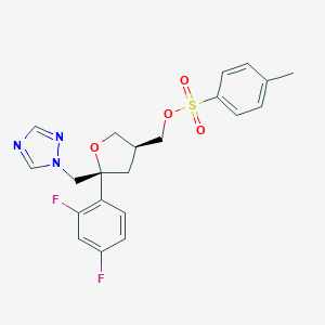 (5R-cis)-Toluene-4-sulfonic Acid 5-(2,4-Difluorophenyl)-5-[1,2,4]triazol-1-ylmethyltetrahydrofuran-3-ylmethyl EsterͼƬ