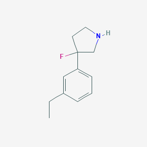 3-(3-ethylphenyl)-3-fluoropyrrolidineͼƬ