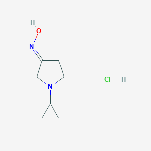 N-(1-Cyclopropylpyrrolidin-3-ylidene)hydroxylamine HydrochlorideͼƬ