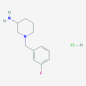 1-(3-Fluoro-benzyl)-piperidin-3-ylamine hydrochlorideͼƬ