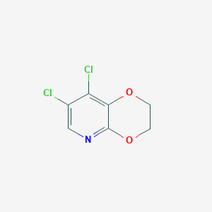 7,8-Dichloro-2,3-dihydro-[1,4]dioxino[2,3-b]pyridineͼƬ