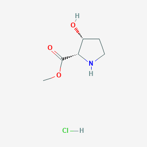 (2S,3R)-Methyl 3-hydroxypyrrolidine-2-carboxylate hydrochlorideͼƬ