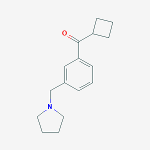 cyclobutyl 3-(pyrrolidinomethyl)phenyl ketoneͼƬ