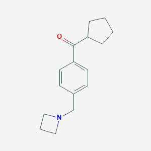 4-(Azetidinomethyl)phenyl cyclopentyl ketoneͼƬ