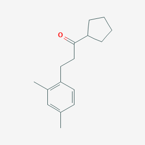 cyclopentyl 2-(2,4-dimethylphenyl)ethyl ketoneͼƬ