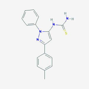 1-(1-Phenyl-3-p-tolyl-1H-pyrazol-5-yl)thioureaͼƬ