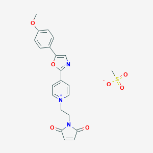 1-(2-(2,5-Dioxo-2,5-dihydro-1H-pyrrol-1-yl)ethyl)-4-(5-(4-methoxyphenyl)oxazol-2-yl)pyridin-1-ium methanesulfonateͼƬ