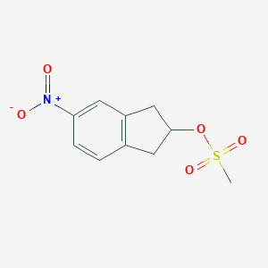 5-Nitro-2,3-dihydro-1H-inden-2-yl methanesulfonateͼƬ