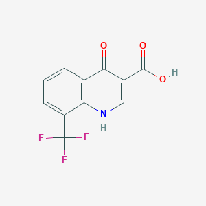 4-Hydroxy-8-(trifluoromethyl)quinoline-3-carboxylicacidͼƬ