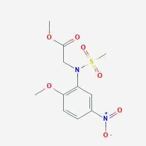 Methyl N-(2-methoxy-5-nitrophenyl)-N-(methylsulfonyl)glycinateͼƬ