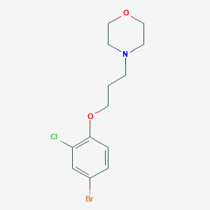 4-(3-(4-Bromo-2-chlorophenoxy)propyl)morpholineͼƬ