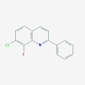 7-Chloro-8-fluoro-2-phenylquinolineͼƬ