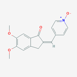 2,3-Dihydro-5,6-dimethoxy-2-[(1-oxido-4-pyridinyl)methylene]-1H-inden-1-oneͼƬ