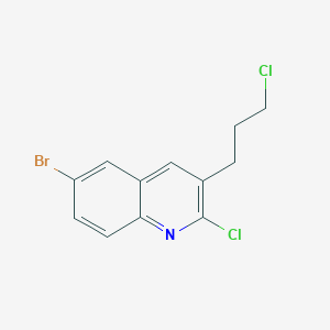 6-Bromo-2-chloro-3-(3-chloropropyl)quinolineͼƬ