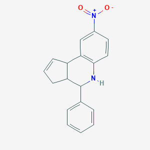 8-Nitro-4-phenyl-3a,4,5,9b-tetrahydro-3H-cyclopenta[c]quinolineͼƬ