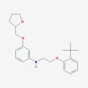 N-{2-[2-(tert-Butyl)phenoxy]ethyl}-3-(tetrahydro-2-furanylmethoxy)anilineͼƬ