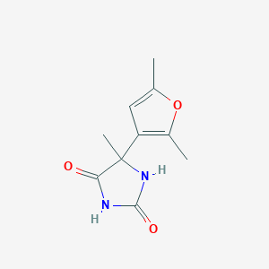 5-(2,5-Dimethylfuran-3-yl)-5-methylimidazolidine-2,4-dioneͼƬ