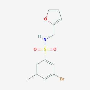 3-Bromo-n-(furan-2-ylmethyl)-5-methylbenzenesulfonamideͼƬ