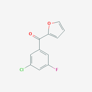 2-(3-Chloro-5-fluorobenzoyl)furanͼƬ