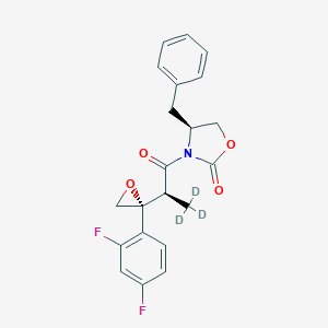 (4S)-3-[(2R)-2-[(2R)-2-(2,4-Difluorophenyl)oxiranyl]-1-oxopropyl]-4-benzyl-2-oxazolidinone-d3ͼƬ