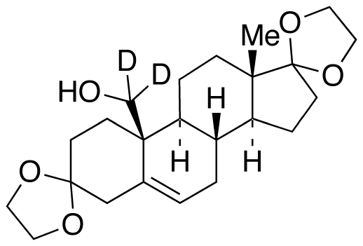 3,3,17,17-Bis(ethylenedioxy)-19-hydroxyandrost-5-ene-19-d2ͼƬ