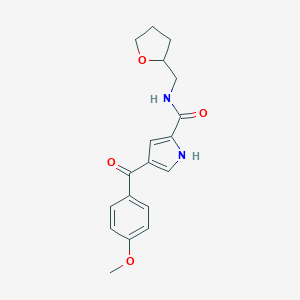 4-(4-methoxybenzoyl)-N-(tetrahydro-2-furanylmethyl)-1H-pyrrole-2-carboxamideͼƬ